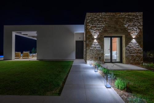 Κήπος έξω από το Nobus Villas - Luxury villa with Private pool, sea view & sunset