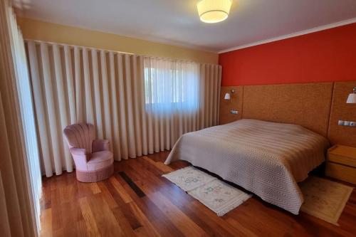 Postel nebo postele na pokoji v ubytování Vila Azul