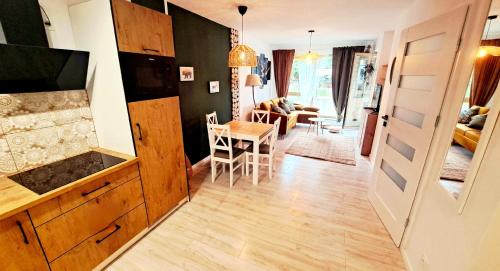 Η κουζίνα ή μικρή κουζίνα στο Apartamenty nad Złotym Potokiem