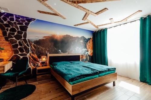 Postel nebo postele na pokoji v ubytování PARADiSE Wellness Residence - Sauna&SPA