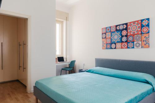 Кровать или кровати в номере Casa di Vetro