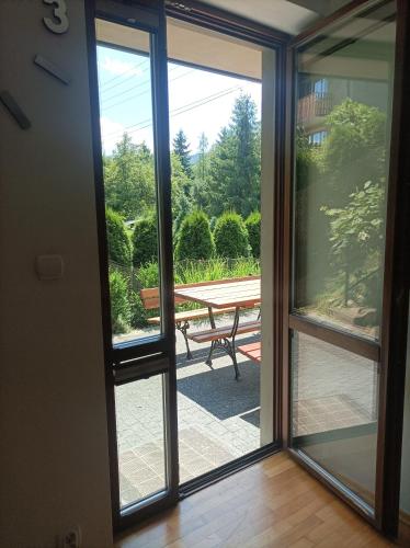 Balkón nebo terasa v ubytování Domek Nad Dunajcem Liptak