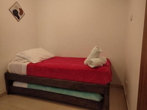 Postel nebo postele na pokoji v ubytování GURUS FR | Apto familiar perfecto para el fin de semana