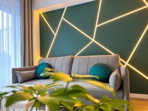 Posezení v ubytování Szmaragd Apartament - Zator Energylandia