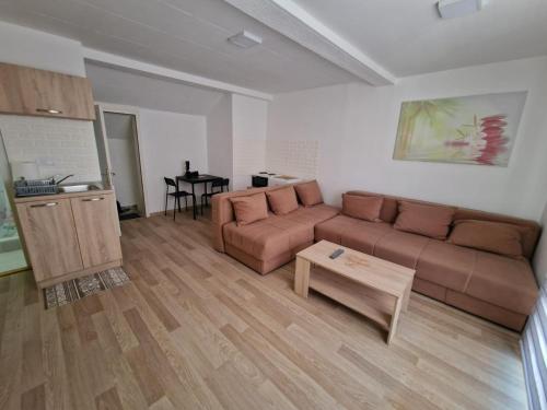 Kuchyň nebo kuchyňský kout v ubytování Studio Petrovac