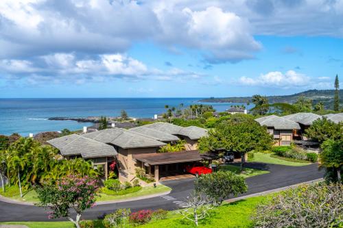 an aerial view of a resort with the ocean in the background at Kapalua Villas Maui - Select Your Unit in Kahana