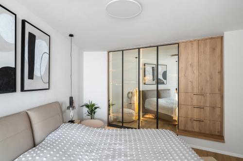 Ένα ή περισσότερα κρεβάτια σε δωμάτιο στο Luxury Penthouse