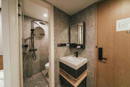 Koupelna v ubytování Puyue Hotel Hangzhou