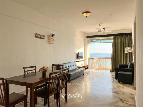 Χώρος καθιστικού στο Maison Seaview Suites Port Dickson