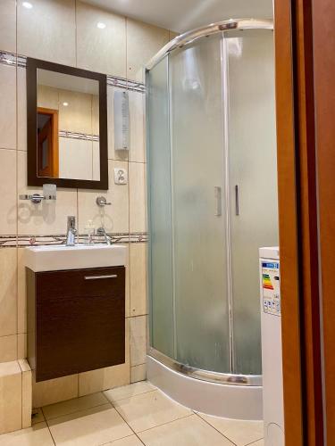 Phòng tắm tại RJ Apartments Monika C