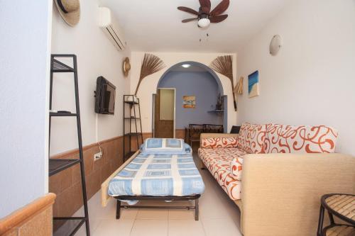 Krevet ili kreveti u jedinici u okviru objekta Mare Nostrum Apartments