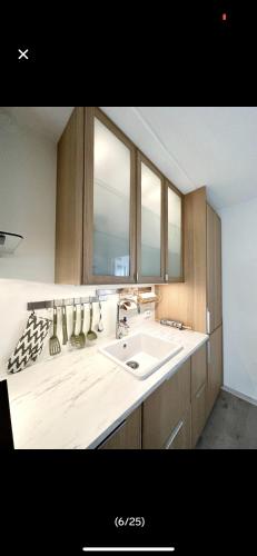 Η κουζίνα ή μικρή κουζίνα στο Bjorli Apartment with everything, 150m from ski lift