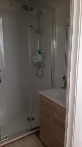 Ένα μπάνιο στο Apartamento y Habitaciones El Colmenar
