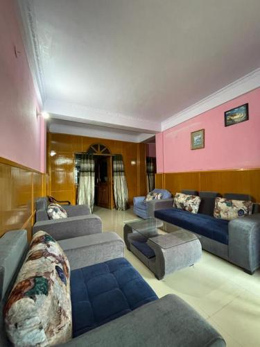 Χώρος καθιστικού στο Sonam Guest House