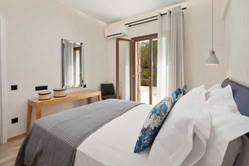Ένα ή περισσότερα κρεβάτια σε δωμάτιο στο Villa Nera