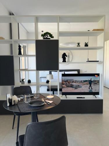 TV a/nebo společenská místnost v ubytování 4B B&B