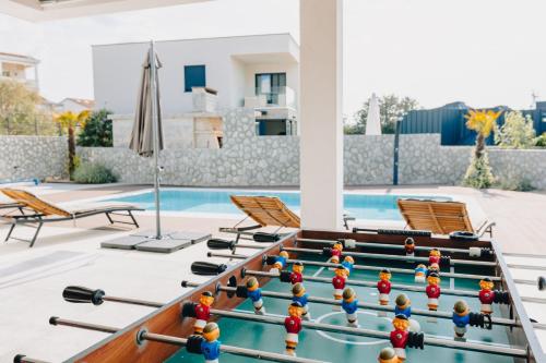 Bazén v ubytování Apartments Aqua nebo v jeho okolí