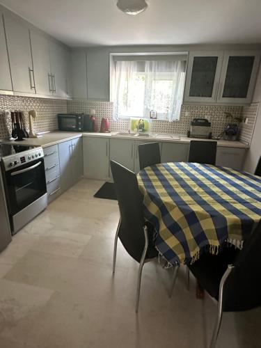 Kuchyň nebo kuchyňský kout v ubytování Plaza House