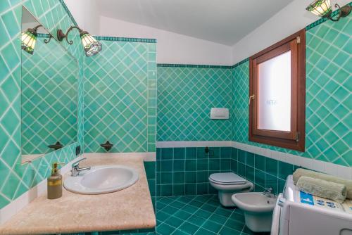 Koupelna v ubytování Villetta Teresa