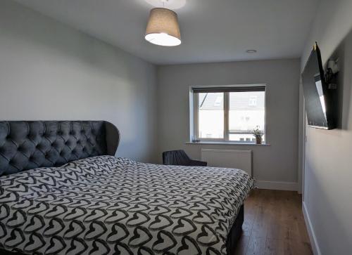 Postel nebo postele na pokoji v ubytování Private cosy rooms in Portmarnock short drive from Dublin Airport
