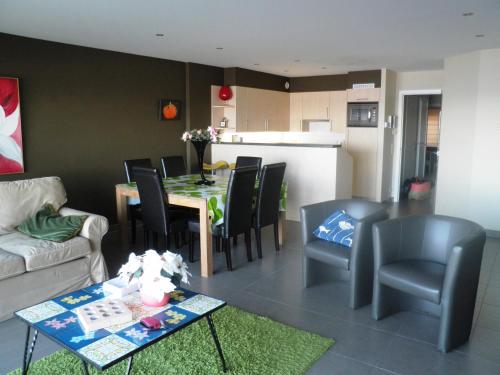 Kuchyň nebo kuchyňský kout v ubytování Appartement Borealis