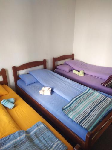 Postel nebo postele na pokoji v ubytování Apartmani Vila Šljukić