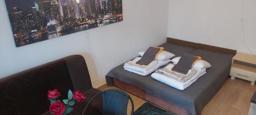 Χώρος καθιστικού στο Sea Sun Darłówko Apartaments