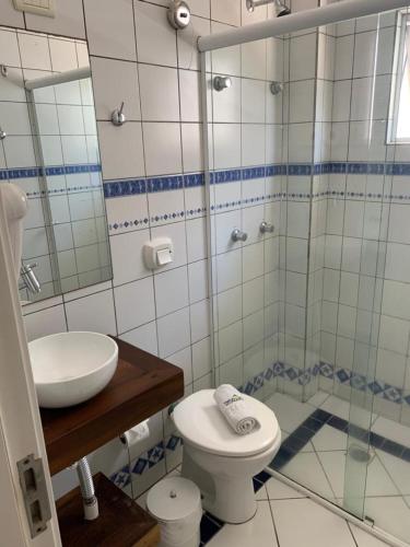 Bilik mandi di Pousada Vô Jaques