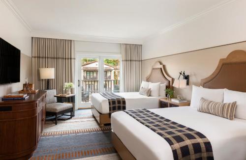 Katil atau katil-katil dalam bilik di Estancia La Jolla Hotel & Spa