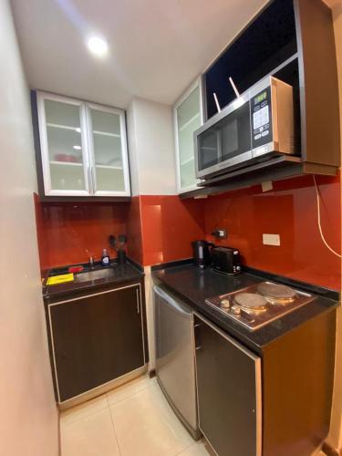 Dapur atau dapur kecil di Andino Apartaments Rental Capital