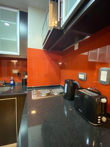 Dapur atau dapur kecil di Andino Apartaments Rental Capital
