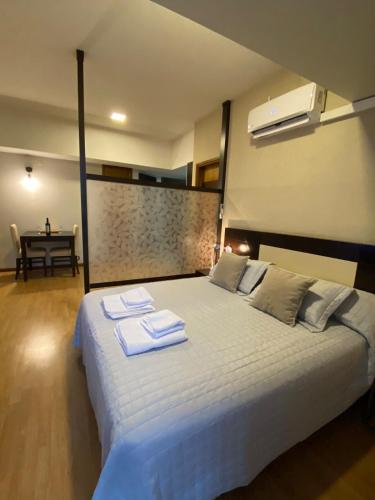 Katil atau katil-katil dalam bilik di Andino Apartaments Rental Capital
