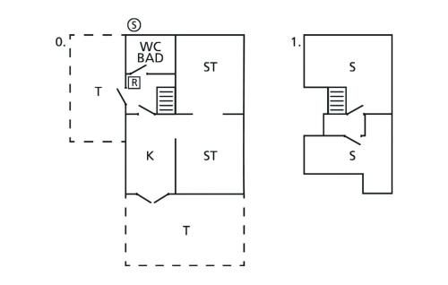 a floor plan of a proposed house at Beautiful Home In Aakirkeby With Wifi in Spidsegård