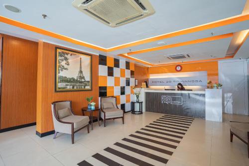 Kuchyň nebo kuchyňský kout v ubytování Hotel 28 Titiwangsa