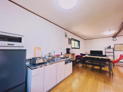 Köök või kööginurk majutusasutuses Pixel Chalet.象宿.Hakuba Echoland白马滑雪避暑别墅