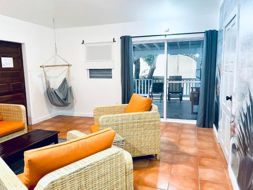 Zona de estar de Alux House