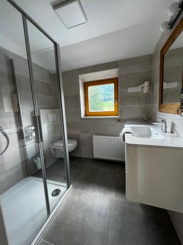 Kúpeľňa v ubytovaní Hotel Landhaus Lungau