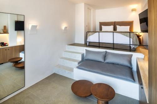 Cama o camas de una habitación en Ira Hotel & Spa - Adults Only