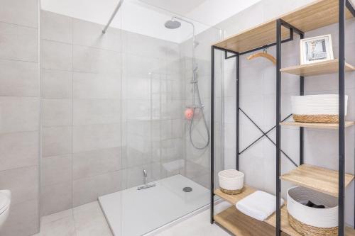 Koupelna v ubytování Amandula - Appt climatisé vue mer