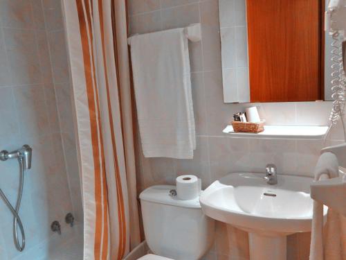 Koupelna v ubytování Hotel Lloret Ramblas