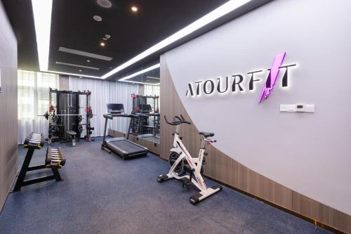 Γυμναστήριο ή/και όργανα γυμναστικής στο Atour Hotel Nanjing Pukou Economic Development Zone Qiaolin