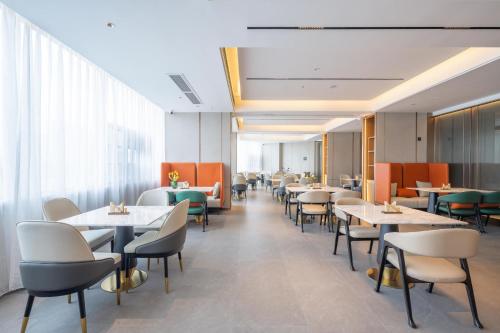 Χώρος καθιστικού στο Atour Hotel Nanchang Chaoyang Jiuzhou Tianhong