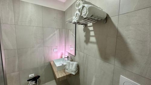 Koupelna v ubytování B&B Residenza Luciani Affittacamere