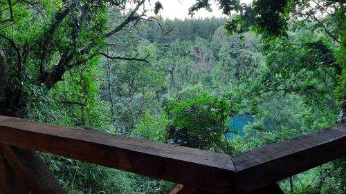 Landskap semula jadi dekat dengan rumah percutian