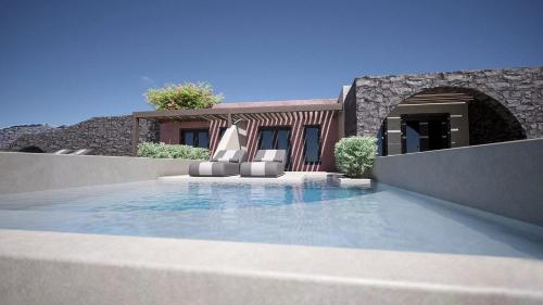 Magical Santorini Villa 1 Bedroom Villa Serenity Private Pool