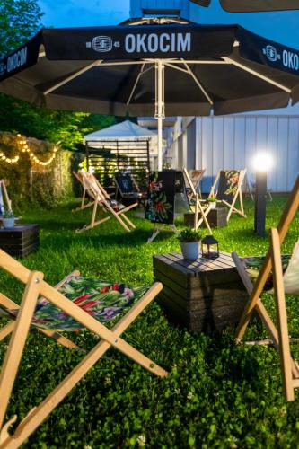 Zahrada ubytování Focus Hotel Premium Kraków