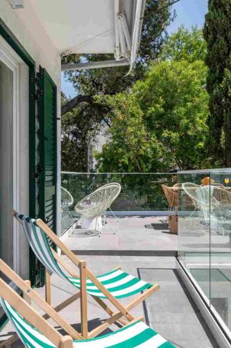 Apartment in Arbanija with sea view, terrace, air conditioning, WiFi 5139-2