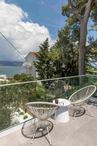 Apartment in Arbanija with sea view, terrace, air conditioning, WiFi 5139-2