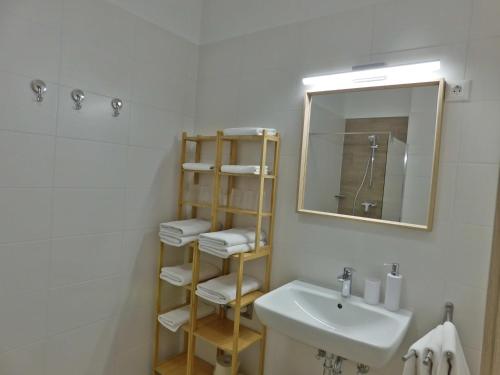 Kúpeľňa v ubytovaní Berki Apartman