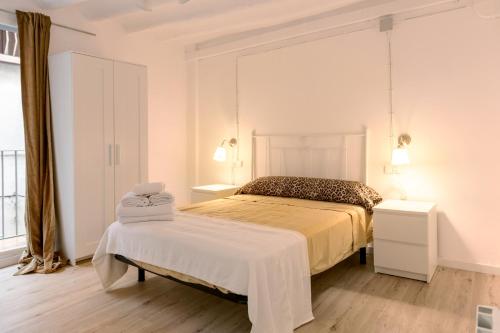 Añisclo tesisinde bir odada yatak veya yataklar